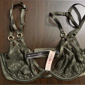La SENZA Olive Lace Strappy Bra